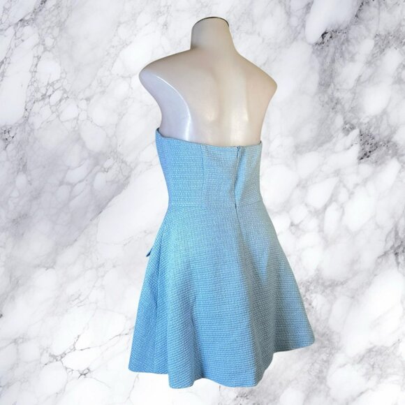 MORE TO COME Anwen Mini Dress Baby Blue - Picture 4 of 12